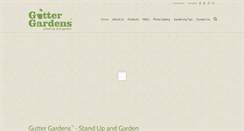 Desktop Screenshot of guttergardens.com