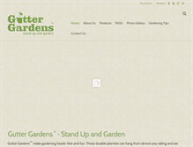Tablet Screenshot of guttergardens.com